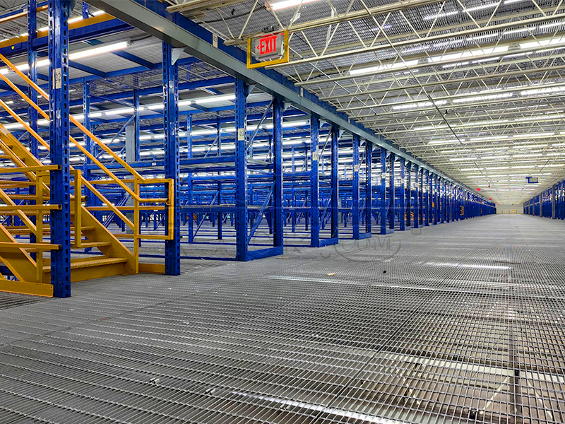 Liquidation In Progress 3 Level Pick Module Pallet Rack Mezzanine ...