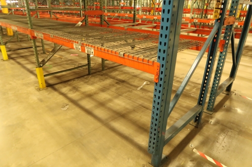 10 Pallet Racking Uprights 44"W x 84"H x 3" Deep Details about   Lot of 
