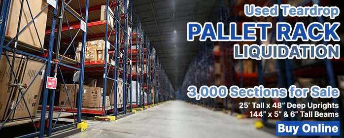 Ohio Pallet Rack 42 48 Deep Teardrop