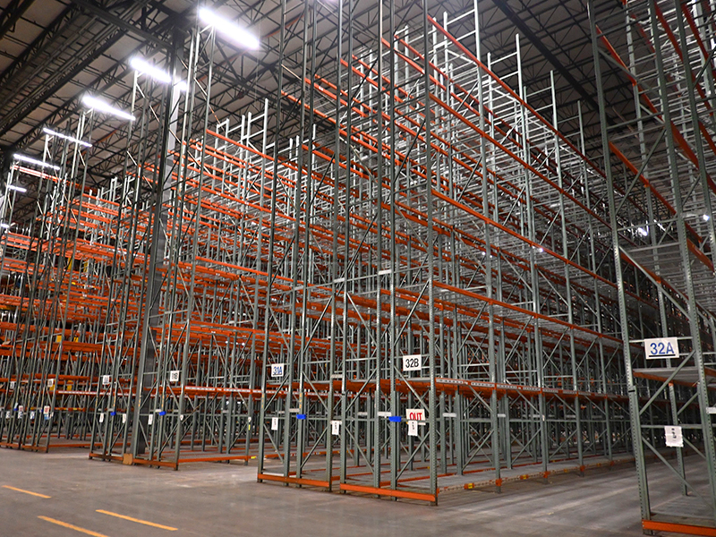 Liquidation In Progress 42 Deep Teardrop Pallet Rack : Warehouse Rack ...