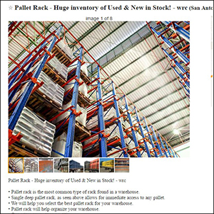 Craigslist : Warehouse Rack Company, Inc.